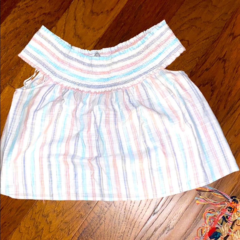 Cupcakes and Casmere off the shoulder top medium